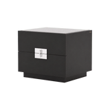 Laskasas Lady Bedside Table in Black with transparent background