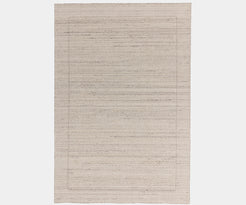 Larson Ivory luxury rug made from natural wool for modern, elegant interiors.