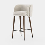 Laskasas Ambrose Bar Stool in Xangai White weave