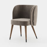 Laskasas Ambrose Dining Chair in Vienna Khaki velvet