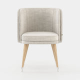 Laskasas Ambrose Dining Chair in Xangai White weave, second view