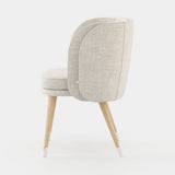 Laskasas Ambrose Dining Chair in Xangai White weave, third view
