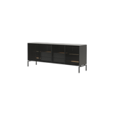 Laskasas Austen Sideboard in black lacquer matte