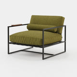 Laskasas Badi Armchair in Andapa Avocat outdoor fabric