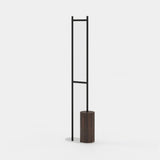 Laskasas Ben Coat Hanger in Smoked Eucalyptus Veneer Matte