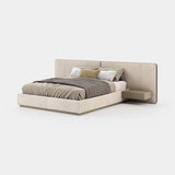 Laskasas Bonnie Bed in Xangai White weave