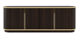 Laskasas Brown Sideboard — wood finish, front view