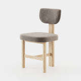 Laskasas Chalki Chair in Vienna Khaki velvet