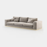 Laskasas Charlie Sofa in Vienna Khaki velvet