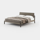 Laskasas Clare Bed in Berlin Siena leather