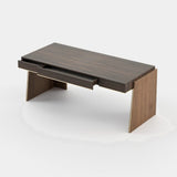 Laskasas Dara Desk in Smoked Eucalyptus Veneer Matte, fourth view