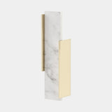 Laskasas Dave Wall Lamp in Carrara Polished Marble