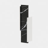 Laskasas Dave Wall Lamp in Nero Marquina Polished Marble
