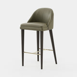 Laskasas Estoril Bar Stool in Berlin Forest leather
