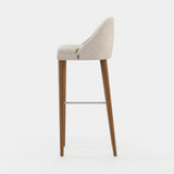 Laskasas Estoril Bar Stool in Xangai Sand weave, third view
