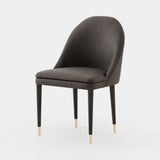 Laskasas Estoril Chair in Berlin Ebony leather