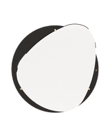 Laskasas Frank Mirror — Black — transparent background