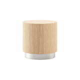 Laskasas Gold Side Table — Oak Veneer Matte — Wood