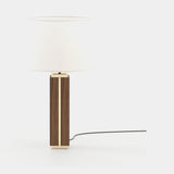 Laskasas Jack Table Lamp in Walnut Veneer Matte, second view