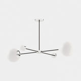 Laskasas Janis Suspension Lamp in Polished Stainless Steel