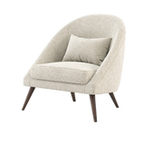 Laskasas Joe Armchair - White - transparent background