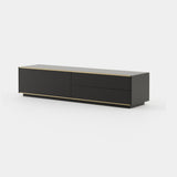 Laskasas Kairos TV Cabinet in Black Lacquer Matte