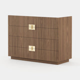 Laskasas Lady Chest of Drawers in Walnut Veneer Matte