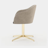 Laskasas Lili Office Chair in Xangai Sand weave, third view
