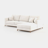 Laskasas London Sofa in Xangai White weave