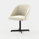 Laskasas Loren Office Chair in Vienna Cream velvet