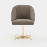 Laskasas Loren Office Chair in Xangai Taupe weave, second view