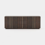 Laskasas Macau Sideboard in Smoked Eucalyptus Veneer Matte, second view