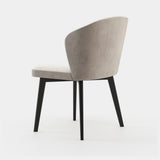 Laskasas Nelly Chair in Xangai White weave, fourth view