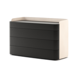 Laskasas Pema Chest of Drawers — Black Lacquer Matte
