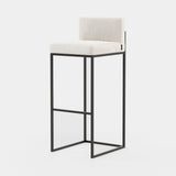 Laskasas Peter Bar Stool in Xangai White weave