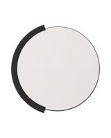 Laskasas Phill Mirror — Black — transparent background