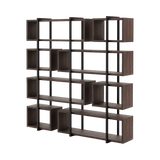 Laskasas Praga Bookshelf in Black with transparent background