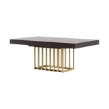 Laskasas Prestige Dining Table — Black — Gold