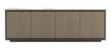 Laskasas Rick Sideboard 240 cm — ceramics finish, front view