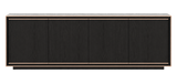 Laskasas Rick Sideboard 240 cm — marble finish, front view