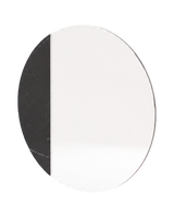 Laskasas Rosane Mirror — Black Marble — transparent background