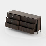 Laskasas Rosie Chest of Drawers in Smoked Eucalyptus Veneer Matte, fourth view