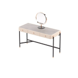 Laskasas Rosie Dressing Table in Beige, view 3, transparent background