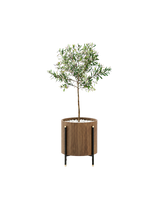 Laskasas Rosie Flower Pot — Ø50 x 60cm — Walnut