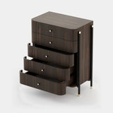 Laskasas Rosie Tallboy in Smoked Eucalyptus Veneer Matte, fourth view