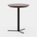 Laskasas Sen Side Table in Red Lacquer Glossy
