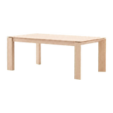 Laskasas Susan Dining Table in Natural Oak, transparent background