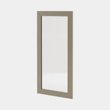 Laskasas Texas Mirror in Beige Grey Lacquer Matte