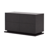 Laskasas Uso Chest of Drawers — Black Lacquer Matte