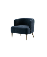 Laskasas Veera Armchair in Vienna Deep Blue
